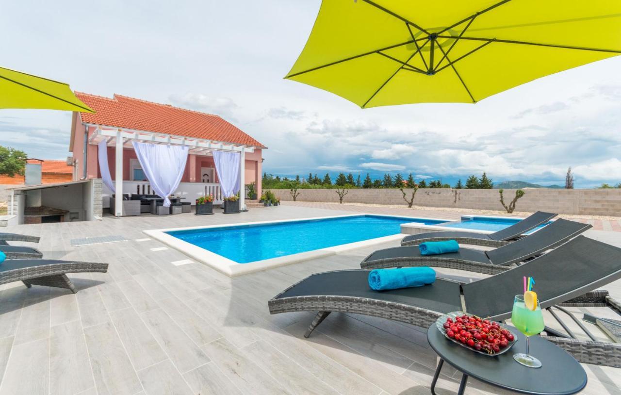 Villa Maris Zadarvillas Tinj ภายนอก รูปภาพ
